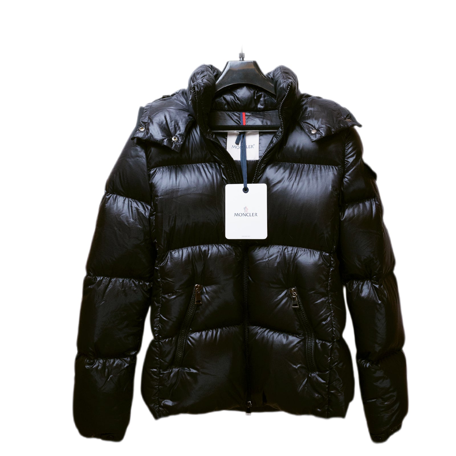 MONCLER MAYA SHORT DOWN JACKET BLACK SIZE 2