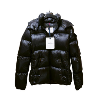 MONCLER MAYA SHORT DOWN JACKET BLACK SIZE 2