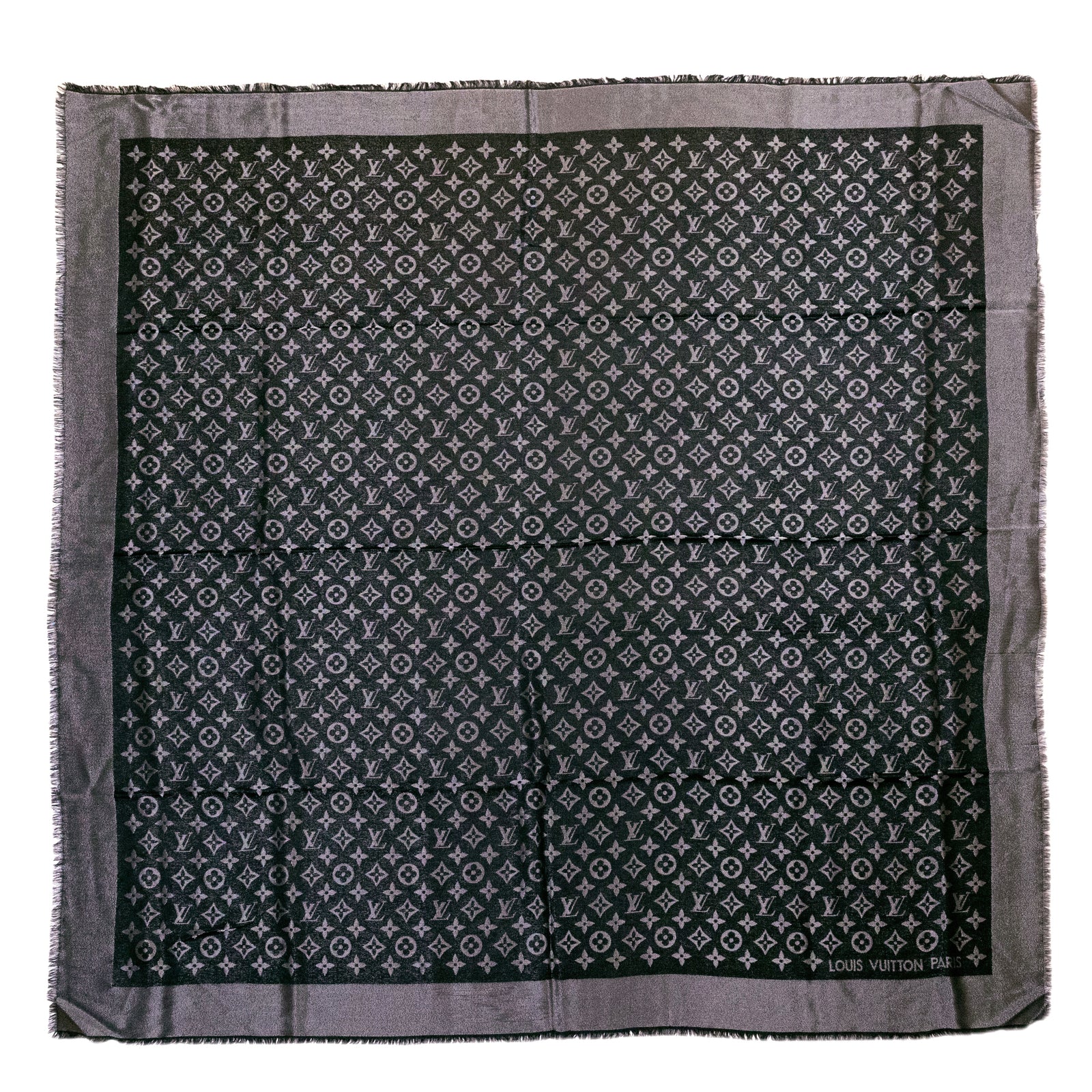 LOUIS VUITTON MONOGRAM DENIM SHAWL