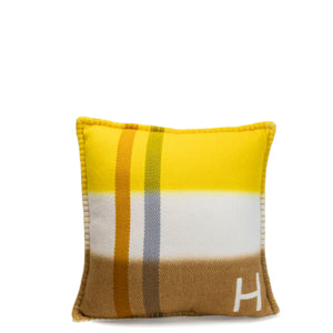 HERMES DYE SANGLE PILLOW CITRON / PAILLE