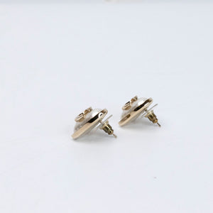 CHANEL PEARL CC HEART EARRINGS LGHW