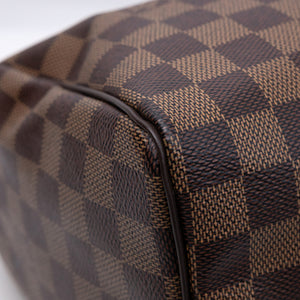 LOUIS VUITTON SPEEDY BANDOULIERE 25 DAMIER EBENE CANVAS GHW
