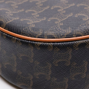 CELINE AVA BAG TAN CANVAS / CALFSKIN LEATHER GHW