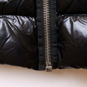 MONCLER JOUX QUILTED NYLON JACKET BLACK SIZE 2