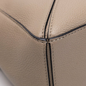 LOEWE SMALL PUZZLE BAG GRAINED CALFSKIN SAND GHW