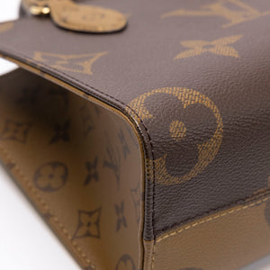 LOUIS VUITTON ON THE GO BROWN MONOGRAM CANVAS TOTE BAG GHW (MICROCHIP)
