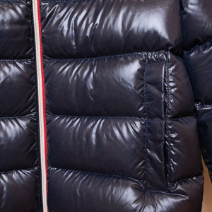 MONCLER KIDS ENFANT NEW AUBERT DOWN JACKET NAVY BLUE