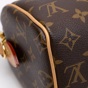 LOUIS VUITTON SPEEDY 20 BANDOULIERE MONOGRAM CANVAS GHW (MICROCHIP)
