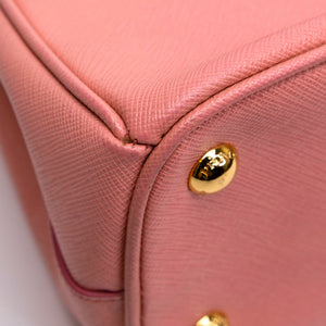 PRADA SAFFIANO SMALL TOTE BAG PINK GHW