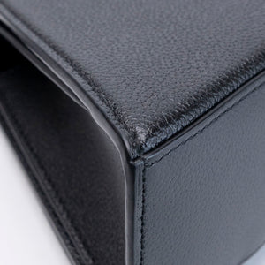 BALENCIAGA DOWNTOWN SHOULDER BAG BLACK CALFSKIN SHW