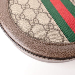 GUCCI OPHIDIA GG MINI ROUND BAG