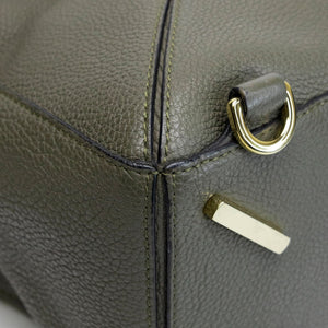 LOEWE MEDIUM PUZZLE BAG CALFSKIN OAT KHAKI GREEN GHW