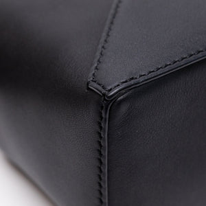LOEWE MINI PUZZLE BLACK CALFSKIN LEATHER SHW