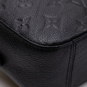 LOUIS VUITTON SAINTONGE MONOGRAM EMPREINTE BLACK LEATHER GHW