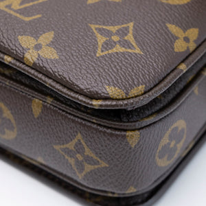 LOUIS VUITTON POCHETTE METIS EAST WEST MONOGRAM CANVAS GHW (MICROCHIP)