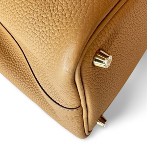 HERMES PICOTIN LOCK 18 BISCUIT GHW STAMP Z