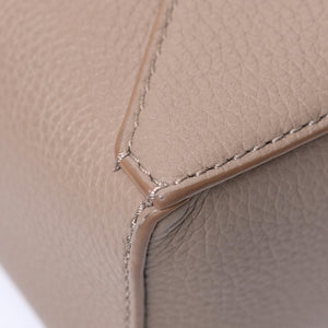 LOEWE MINI PUZZLE BAG SAND CALFSKIN GHW