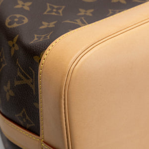 LOUIS VUITTON PETIT NOE BUCKET BAG MONOGRAM GHW (MICROCHIP)