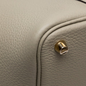 HERMES PICOTIN 18 LOCK BAG CLEMENCE SAUGE GHW STAMP B