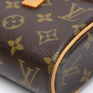 LOUIS VUITTON VINTAGE SONATIN BAG MONOGRAM CANVAS GHW