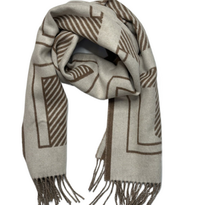 HERMES CASAQUE LETTRES AU CARRE MUFFLER