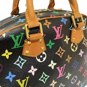 LOUIS VUITTON MONOGRAM MULTICOLOUR TROUVILLE HANDBAG BLACK