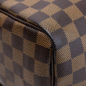 LOUIS VUITTON SPEEDY BANDOULIERE 25 DAMIER EBENE CANVAS / LEATHER GHW