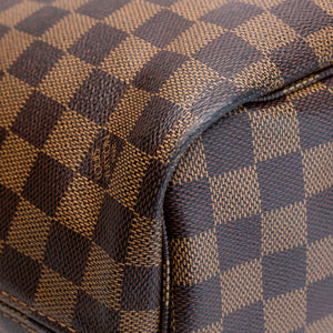 LOUIS VUITTON NEVERFULL MM DAMIER EBENE CANVAS GHW