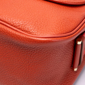 HERMES BOURLINGUE SHOULDER BAG CLEMENCE ROSE JAIPUR GHW STAMP SQUARE Q