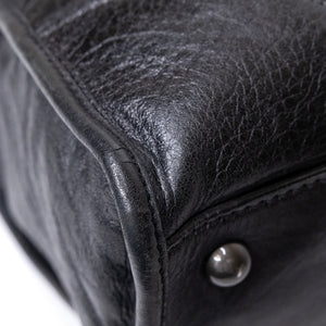 MIUMIU TOTE BAG CALFSKIN LEATHER BLACK