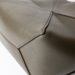 LOEWE MINI PUZZLE FOLD TOTE IN SHINNY CALF SKIN