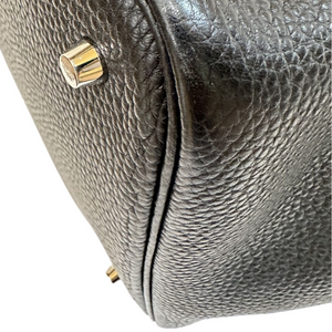 HERMES PICOTIN 22 BLACK SHW STAMP C