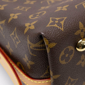 LOUIS VUITTON CARRYALL PM BROWN MONOGRAM CANVAS GHW (MICROCHIP)