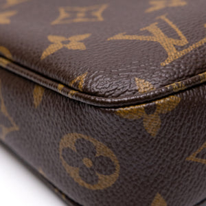 LOUIS VUITTON POCHETTE ACCESSOIRES BROWN/MULTICOLOUR  MONOGRAM CANVAS GHW (MICROCHIP)