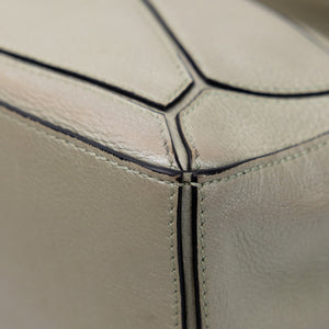 LOEWE MINI PUZZLE BAG CALFSKIN LIGHT GREEN SHW