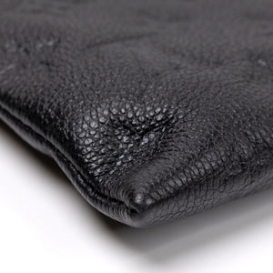 LOUIS VUITTON DAILY POUCH MONOGRAM EMPREINTE LEATHER BLACK GHW
