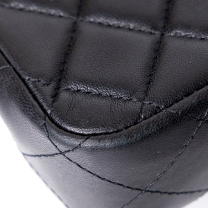 CHANEL MINI CLASSIC FLAP LAMSKIN BLACK