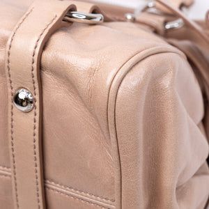 MIU MIU VITELLO LUX BOW SATCHEL CALFSKIN LEATHER