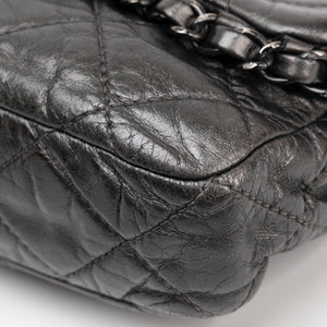 CHANEL MEDIUM CHAIN ME FLAP BAG GREY QUILTED CALFSKIN SHW