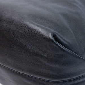 SAINT LAURENT TEDDY BUCKET BAG BLACK LAMBSKIN SHW