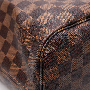 LOUIS VUITTON NEVERFULL MM DAMIER EBENE GHW