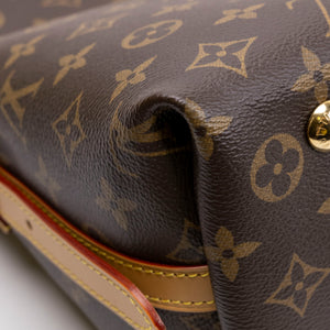 LOUIS VUITTON CARRYALL PM BROWN MONOGRAM CANVAS GHW (MICROCHIP)