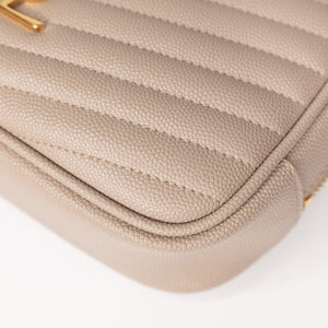 SAINT LAURENT CAMERA BAG BEIGE GHW