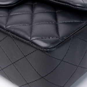 CHANEL CLASSIC FLAP MINI RECTANGULAR TOP HANDLE BAG LAMBSKIN GHW (MICROCHIP)