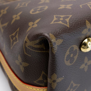 LOUIS VUITTON CARRYALL PM MONOGRAM CANVAS GHW (MICROCHIP)