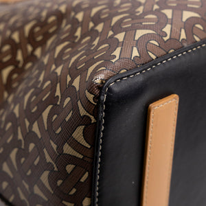 BURBERRY SOCIETY TB MONOGRAM LARGE TOTE GHW