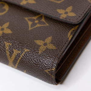 LOUIS VUITTON COATED CANVAS CONTINENTAL WALLET