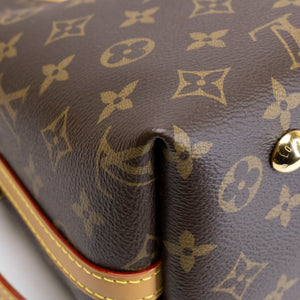 LOUIS VUITTON CARRYALL PM MONOGRAM CANVAS GHW (MICROCHIP)