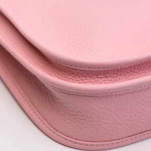 HERMES EVELYNE 23 CLEMENCE LEATHER ROSE SAKURA SHW STAMP K