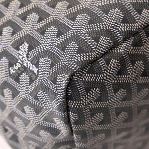 GOYARD SAINT LOUIS PM TOTE GOYARDINE CANVAS / CALFSKIN GREY SHW